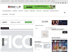 Tablet Screenshot of globalmediait-cl.com